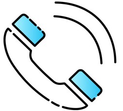 Black and blue business thin line icons set on white background