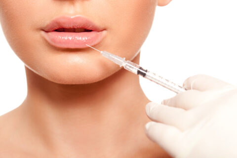 syringe injection beauty concept